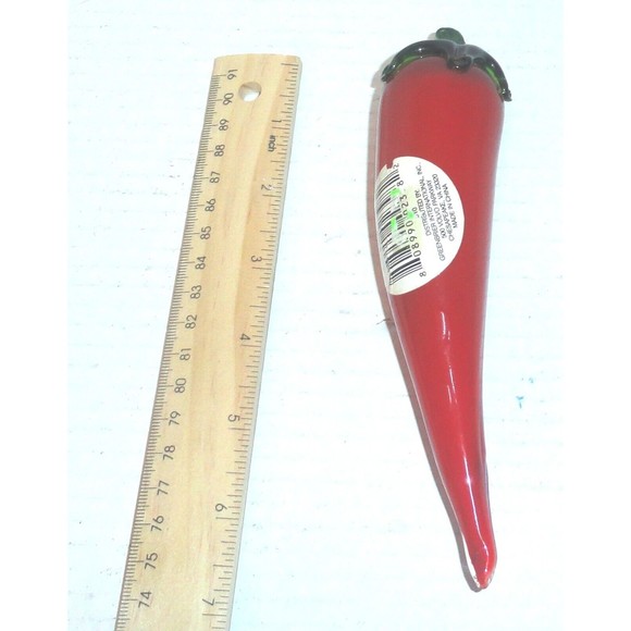 Lot of 5 Murano Style Glass Vegetables Two With Some Damage PLEASE READ - Picture 7 of 8